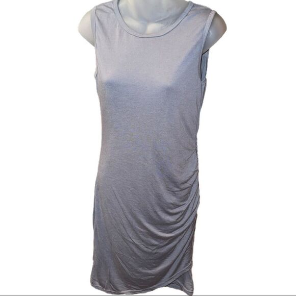 BTFBM Ruched Sleeveless Bodycon Dress Women's Size Small NWT basic - Picture 2 of 7